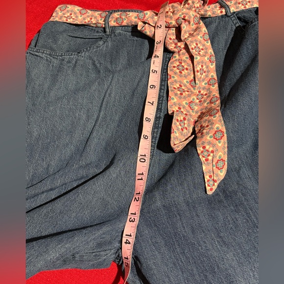 YOUNG THREADS VINTAGE TIERED DENIM
PATCHWORK PANTS (XL) - Picture 8 of 11